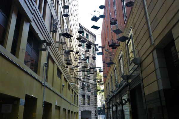 Installation by artist Michael Thomas Hill and research scientist Dr. Richard Major.