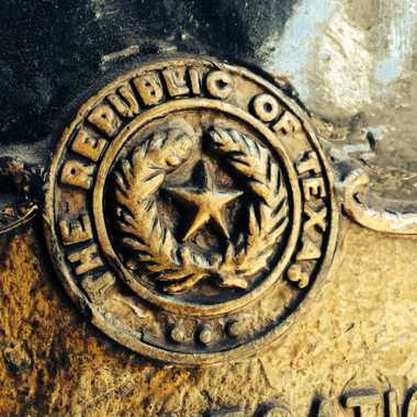 Plaque marking the Texan Embassy