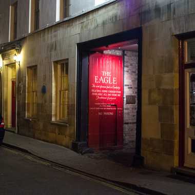 The Eagle is among the best-known pubs in Cambridge. 