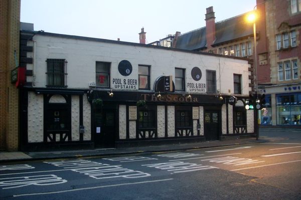 The exterior of the fabled pub.