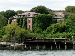 The remains of Riverside Hospital at North Brother Island